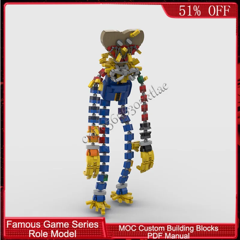1151 STUKS Populaire Game Personage Serie Strooien Steek Knuffel MOC Aanpasbare Modulaire Bouwsteen Creatief DIY Speelgoed Verjaardagscadeau