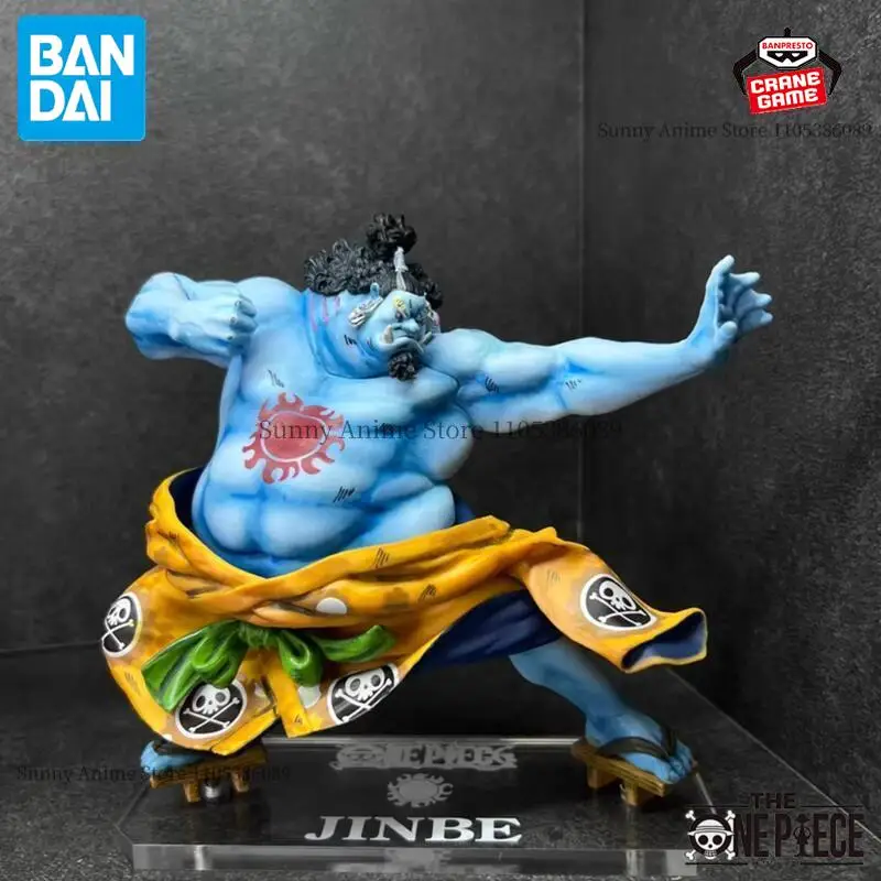 

In Stock Bandai Original Banpresto One Piece Bwfc World Colosseu Jinbe Action Figures Anime Figuras Ct Toys Juguetes Gifts Model