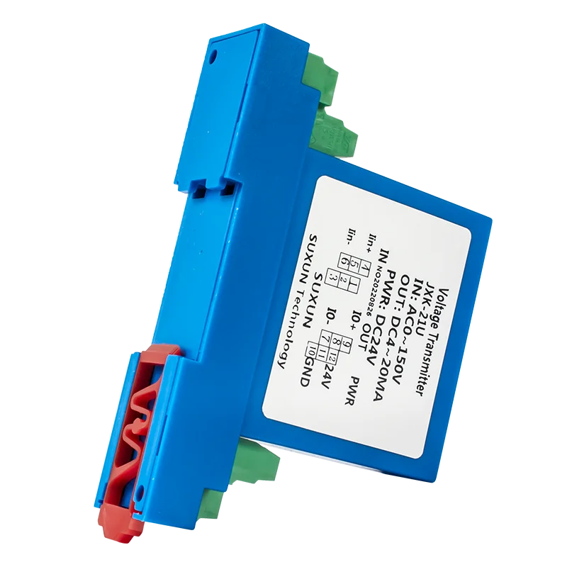 DC Voltage Isolation Transmitter Voltage Sensor Input DC 0-1000V Output 4-20mA 0-10V rs485 35MM Rail Installation