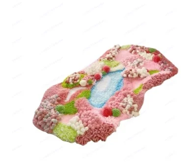 

(Material package only) Moss carpet DIY material package Handmade gift Homemade carpet Bedroom Living room Bedside 130 × 75cm