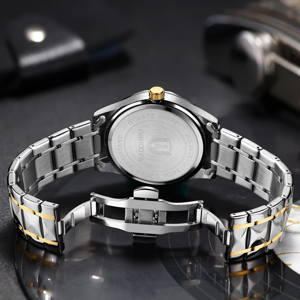 QINGXIYA мужские часы лучший бренд класса люкс кварцевые часы мужские из нержавеющей стали водонепроницаемые светящиеся наручные часы с датой Relogio Masculino