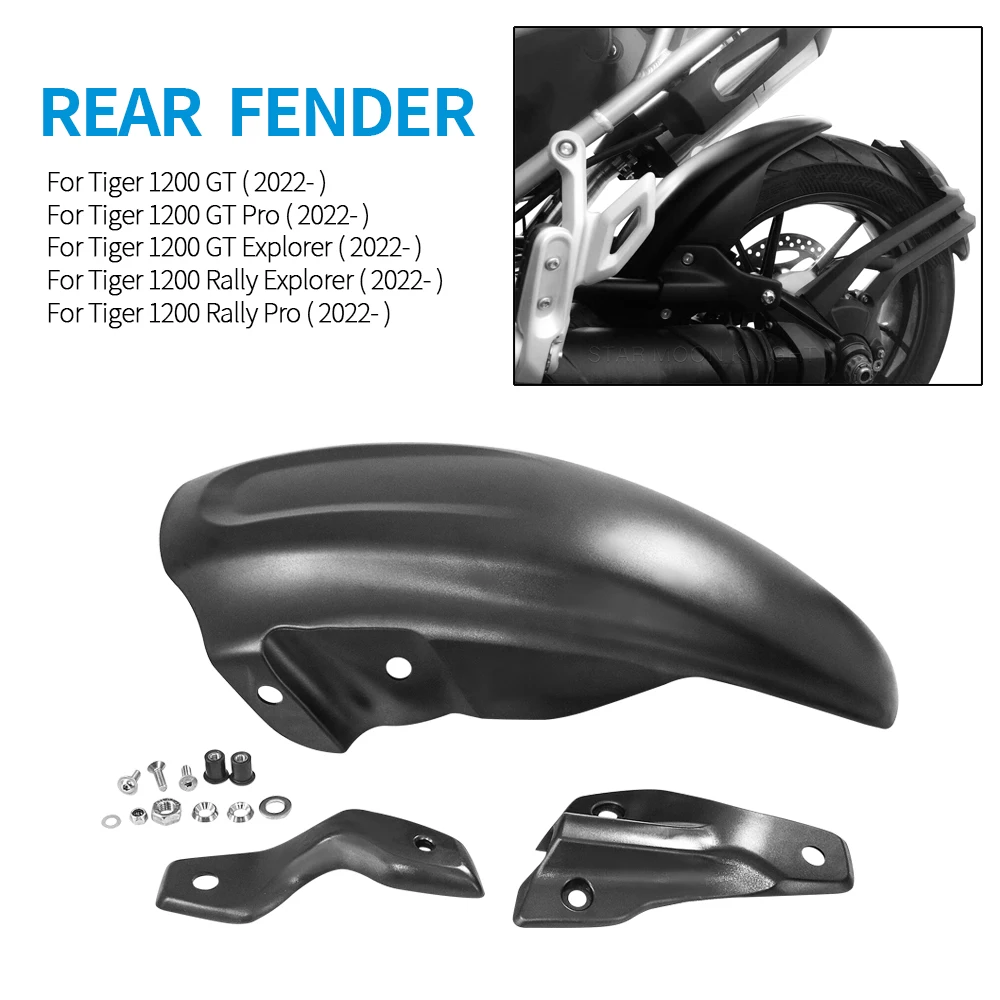 

For Tiger 1200 Tiger1200 GT Pro Rally Explorer 2022 2023- Motorcycle Rear Fender Mudguard ​Tire Hugger Splash Guard