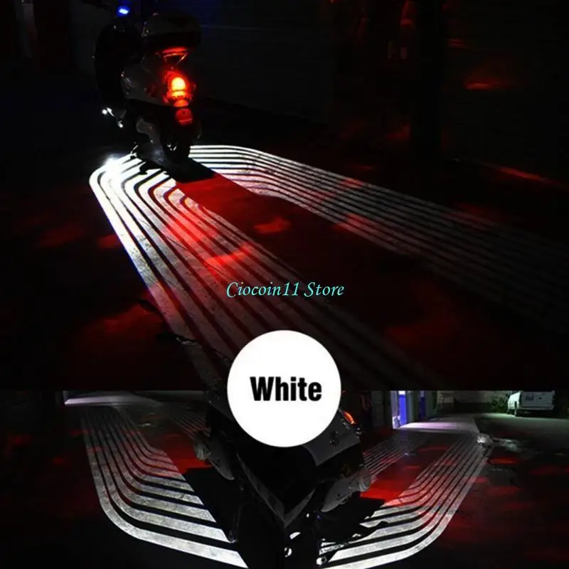 

Y1UB 2x Angel-Wings LED Projector Car Welcome Lights Door Shadows Light Lamps