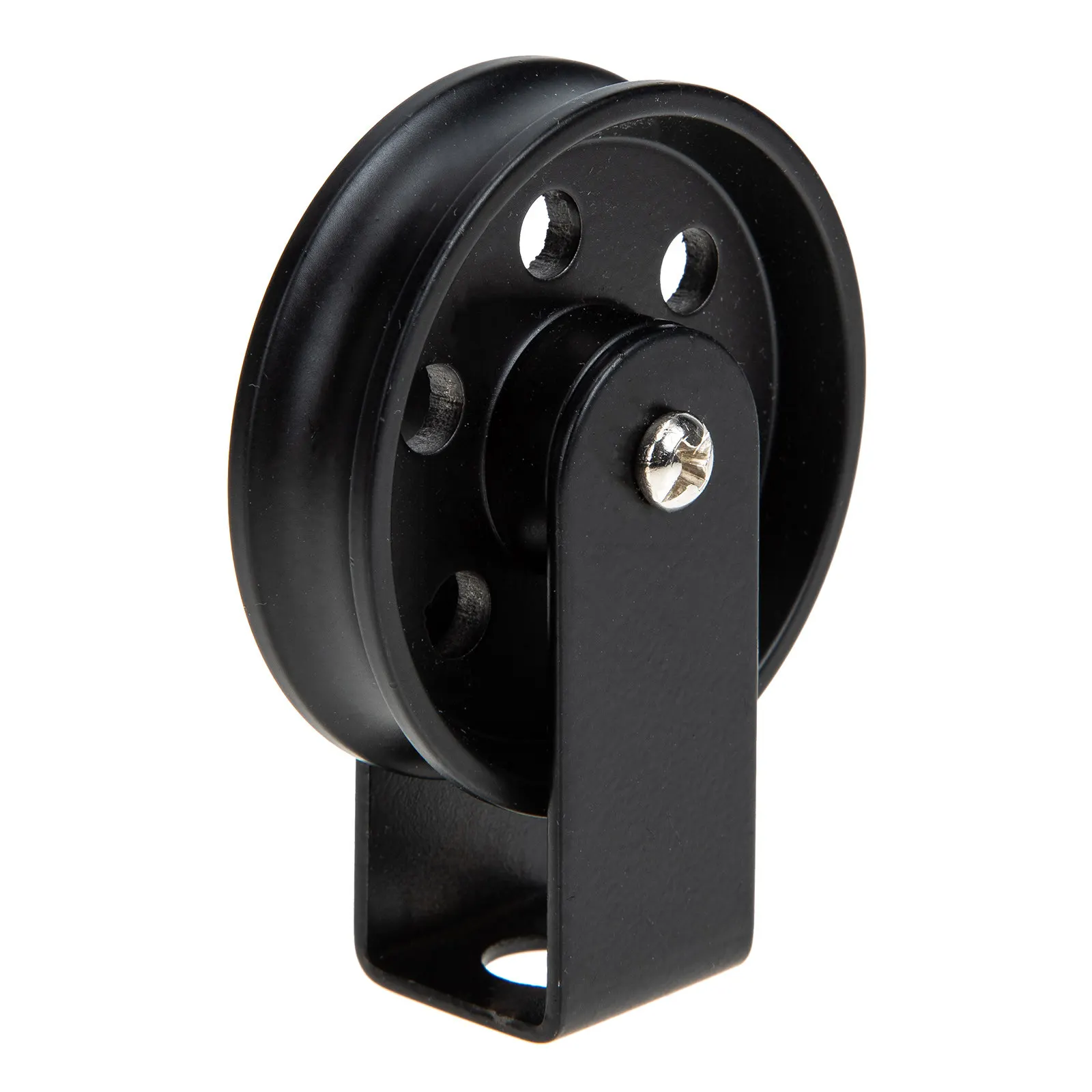 

Vintage Iron Pulley Wheel For Pendant Lamp Black Pullies Ceiling Mount Pulley Decorative Wheel Light Fixture Caster Bearing