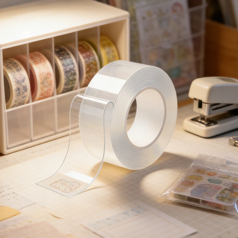 

1 шт., многофункциональная клейкая нано-двусторонняя лента, нано-лента высокой вязкости, прочная и прозрачная, не оставляющая любых стен