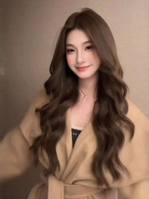 

Korean Sle Faionable Woolen Coat with Waist-Cinching Belt Ele Ladylike Sle Mid-Length Sve Long Autumn Outerwear