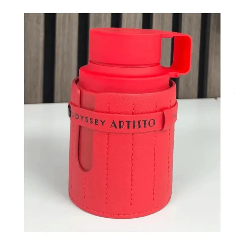 Armaf Odyssey Artisto Red Edition Eau De Parfum 3,4 oz 100 ml – Parfum douce noix de coco, vanille et agrumes, cadeau pour Halloween et Noël