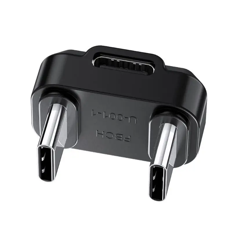 652F محول USB C للشحن والبث المباشر OTG مع تصميم على شكل U