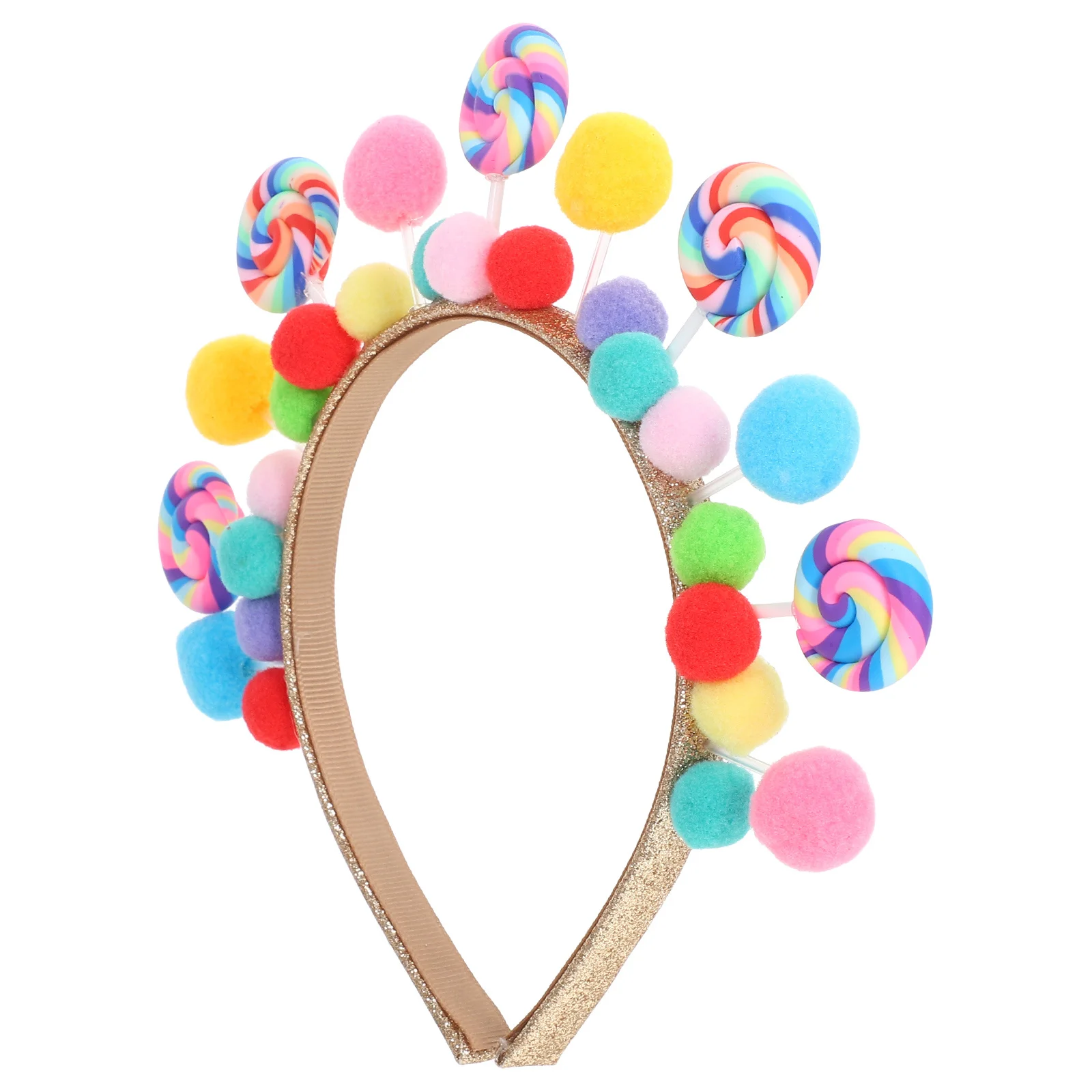 

Lollipop Headband for Girls Cute Cartoon Design Hair Accessory Lightweight Comfortable Fit for Toddlers Birthday Christmas Party