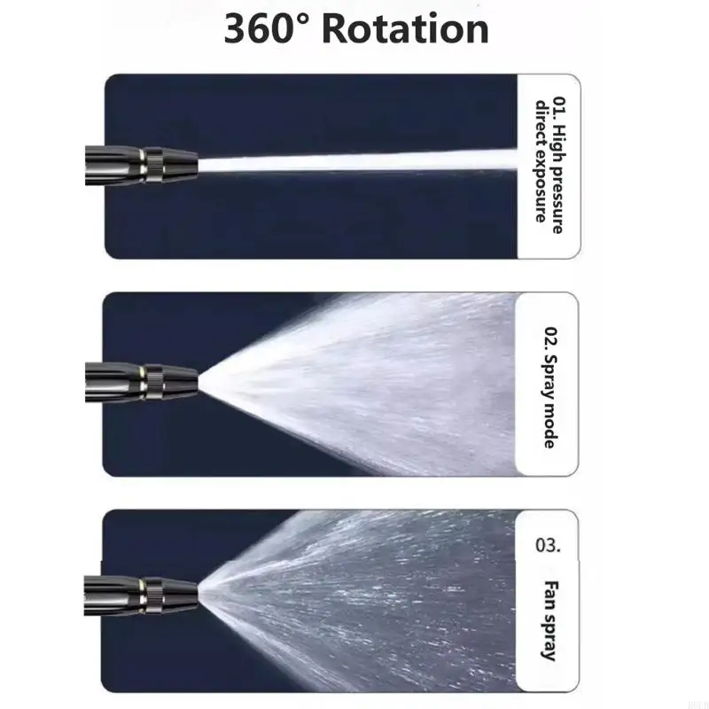 Watering Pipe Car Wash Nozzle Portable High Pressure Water Sprayer Gardening Tool For Vehicle Cleaning Enduring R6FB