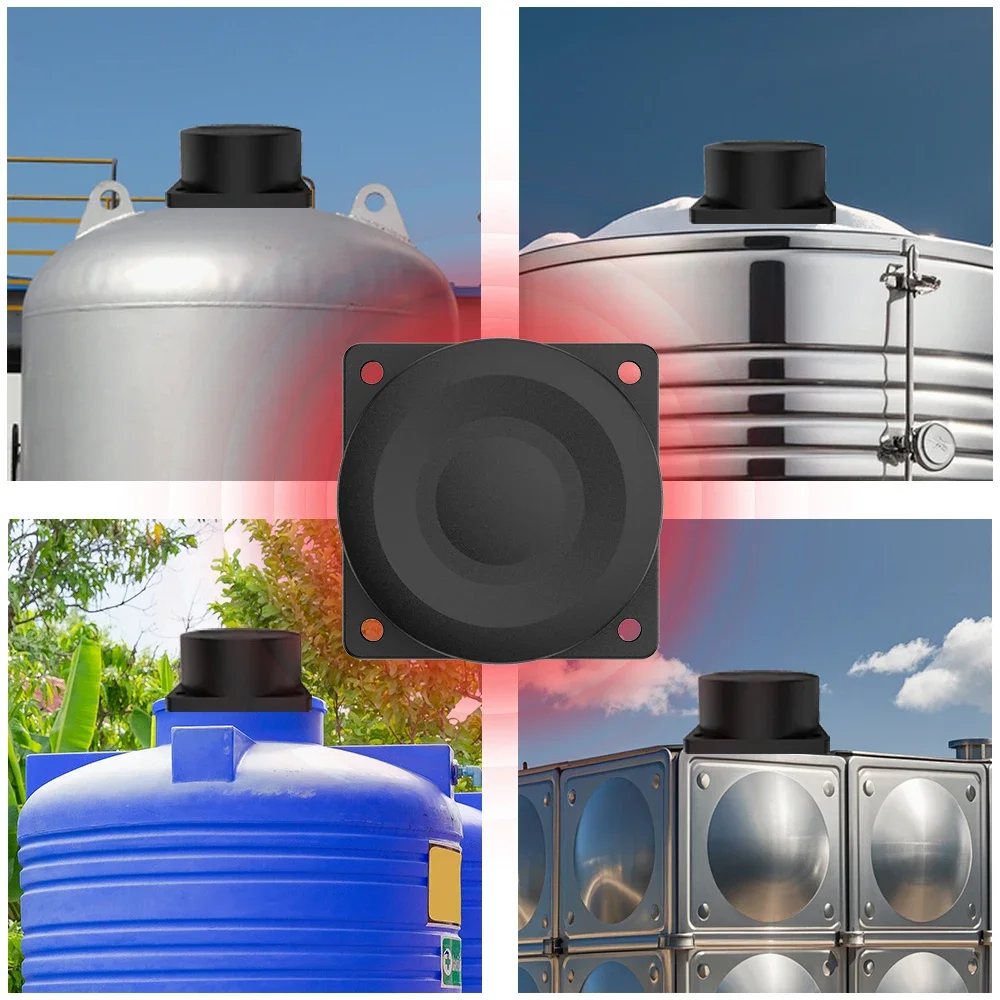 Haozee Tuya Smart WiFi Liquid Level Monitor Ultrasonic Water Level Detection High Accuracy WiFi Remote Liquid Level Gauge