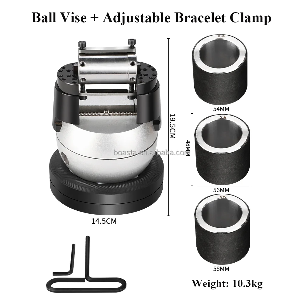 New Rotary Jewelry Engraving Ball Vise With Adjustable Bracelet Clamp For Micro Setting Stone Setting And Goldsmith Work
