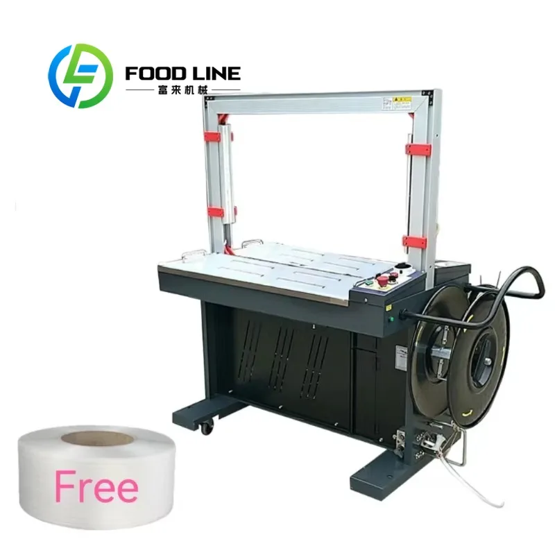 Fully Automatic Strapping Machine With User Friendly Control Panel Simple Operation For Workers In Packaging Workshop