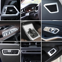 For BMW 3 4 Series I3 I4 2020-2023 LHD Interior Accessories Inner Handle Frame Window Switch Control Protection Panel Cover Trim