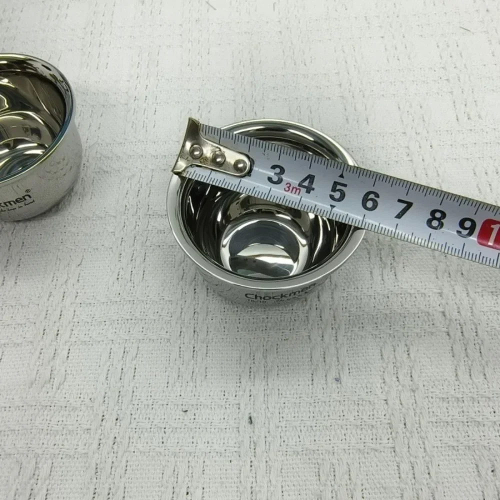 1 قطعة صغيرة 316 كوب من الفولاذ المقاوم للصدأ كأس نبيذ صغير شرب صغير سميكة فم واحد من فنجان شاي واحد أو اثنين من كؤوس مشروبات بيضاء