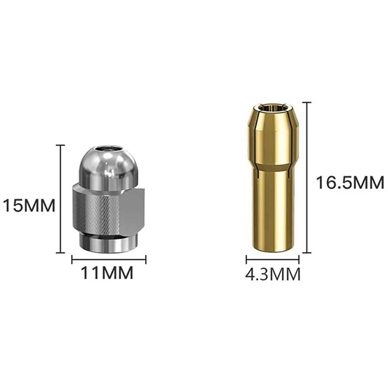 퀵 체인지 어댑터 퀵 체인지 로터리 드릴 너트 도구 키트, 드릴 척 도구 교체용 황동