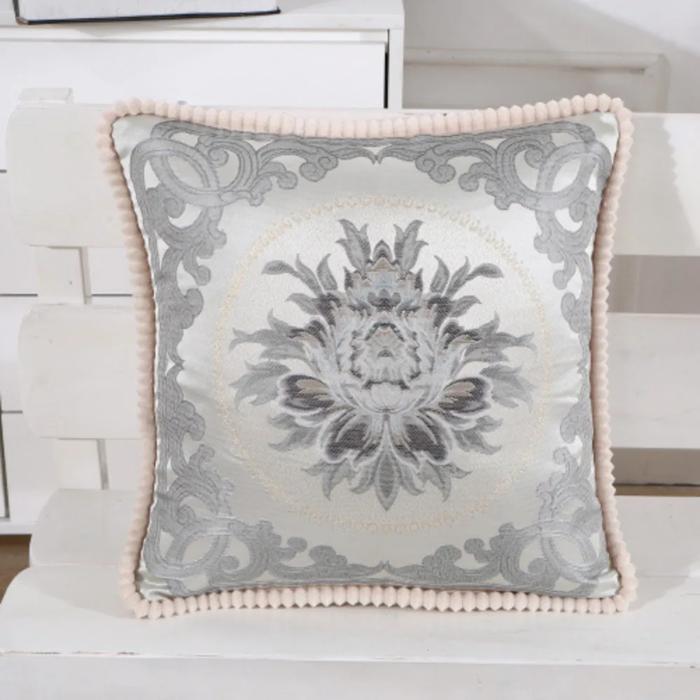CIFBUY European Style Luxury Cushion Cover 48x48cm Decorative Throw Pillow Case for Chair Home Textiles