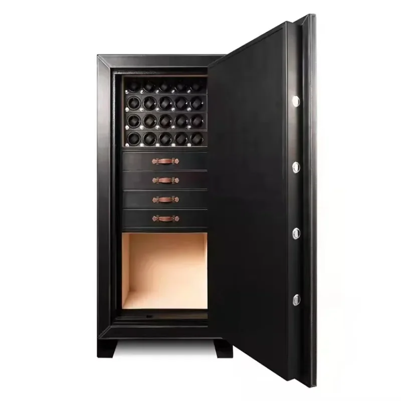 【Fashionable】Metal Smart Safe Security Deposit Box Big Jewelry Digital Safe Box Home for Money