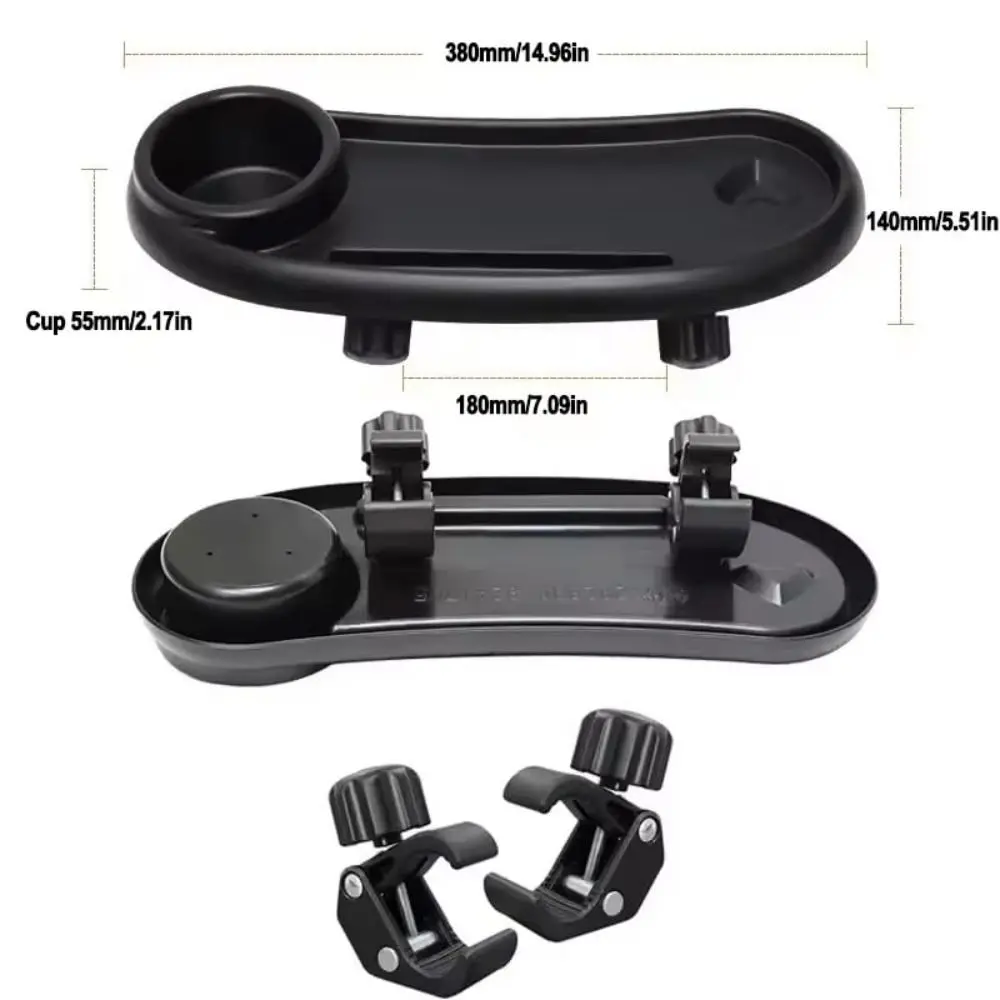 Antislip Stroller Cup Holder Practical Detachable Pushchair Snack Table Multi-purpose Convenient Universal Stroller Tray - view 6