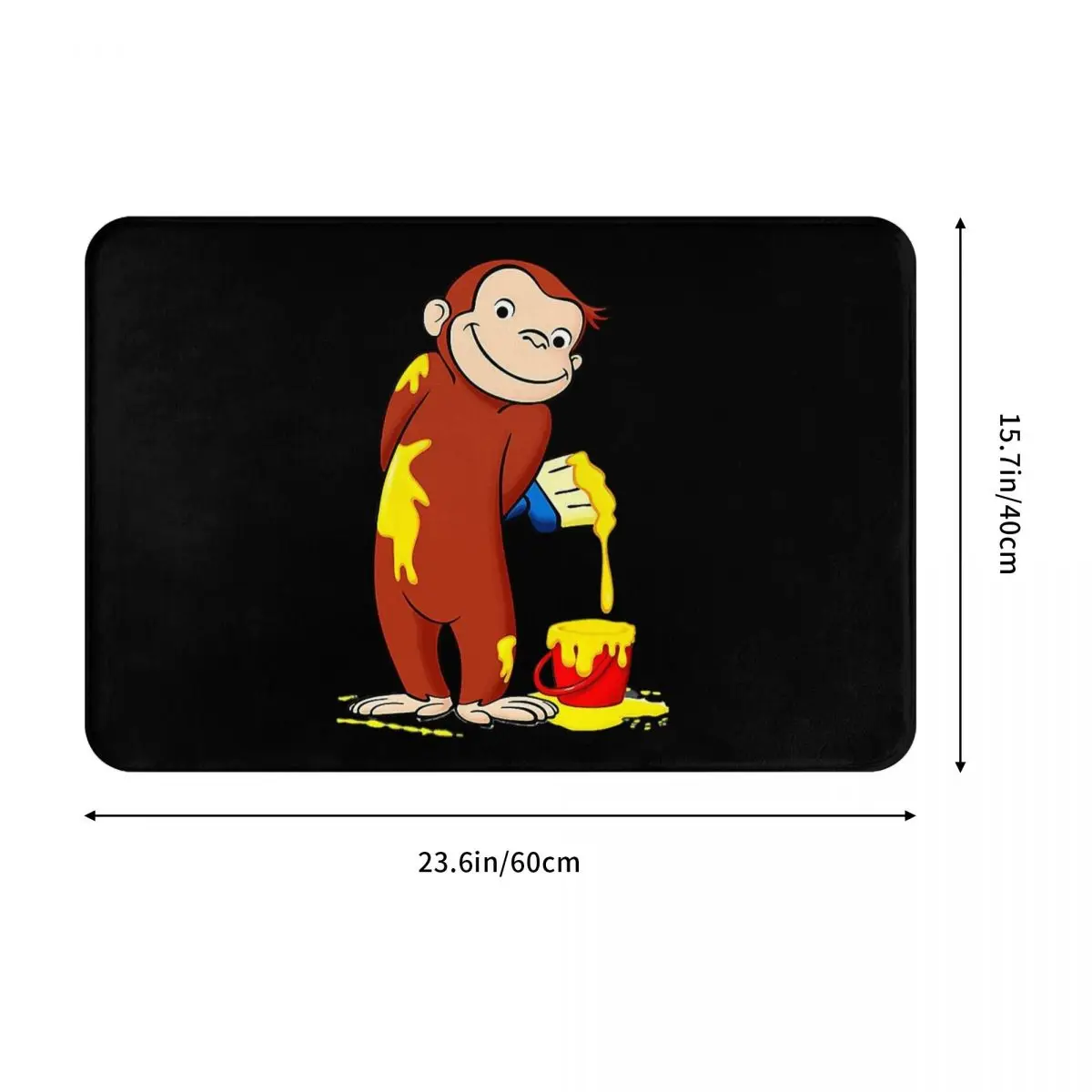 Curious George Doormat Cushion Carpet Rug Kitchen Entrance Home Floor Mat for Living room Footpad Mats