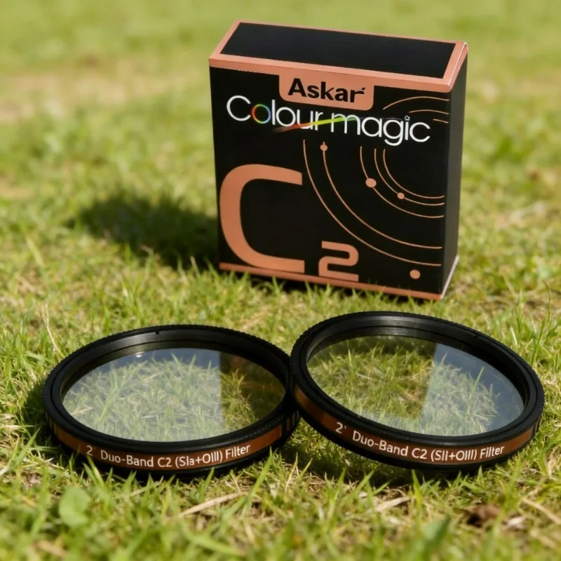 Askar Colour Magic C2 Duo-Band Astronomical Telescope Filter Hα Oⅲ Sⅱ Oⅲ Deep-Sky Observation Accessories