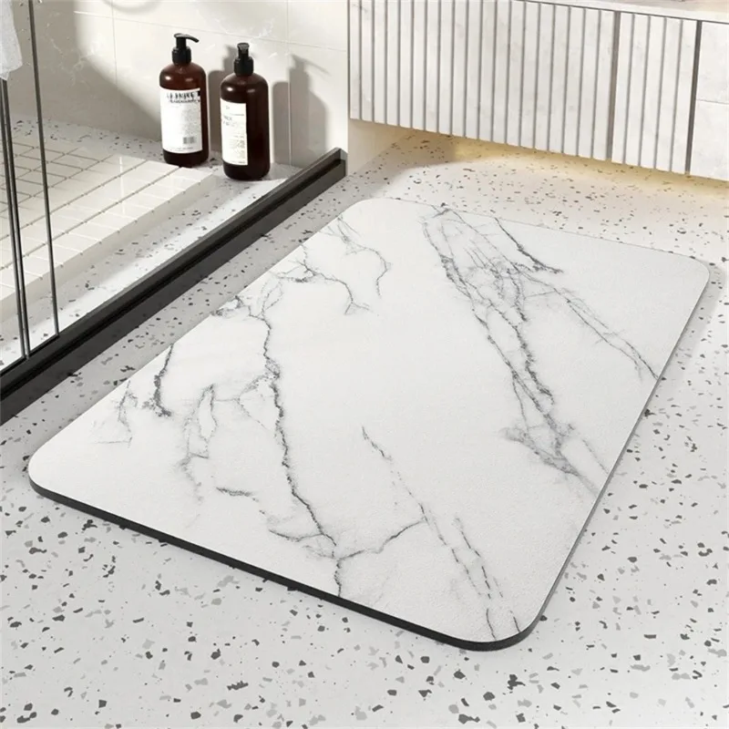 พรมเช็ดเท้าห้องน้ำ 1 ชิ้น ซักไ - Quick Dry Diatomite Bath Mat บทวิจารณ์และราคา