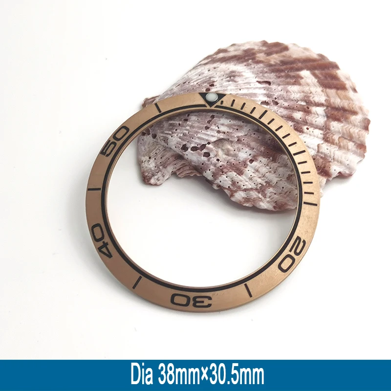 Mod 38mm*30.5mm Sloping Ceramic Bezel Insert Ring Fits Seamaster Style For Seiko SKX007 SKX009 SRPD Men\'s Watch Bezel Insert