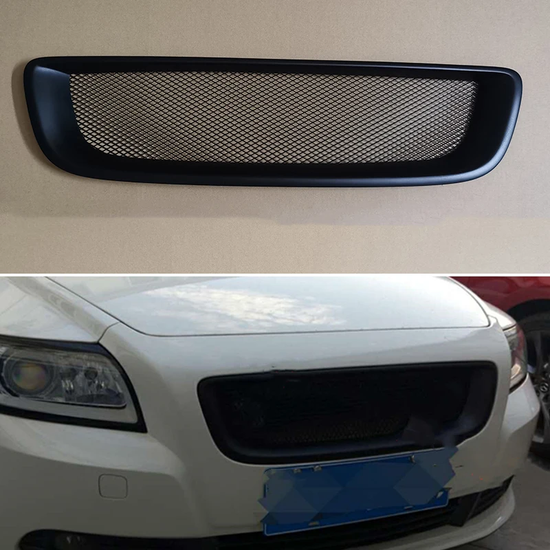 

Для Volvo S40 2007 2008 2009 2010 2012 2013 год гоночная решетка гриль обвес комплект аксессуаров FRP матовый черный