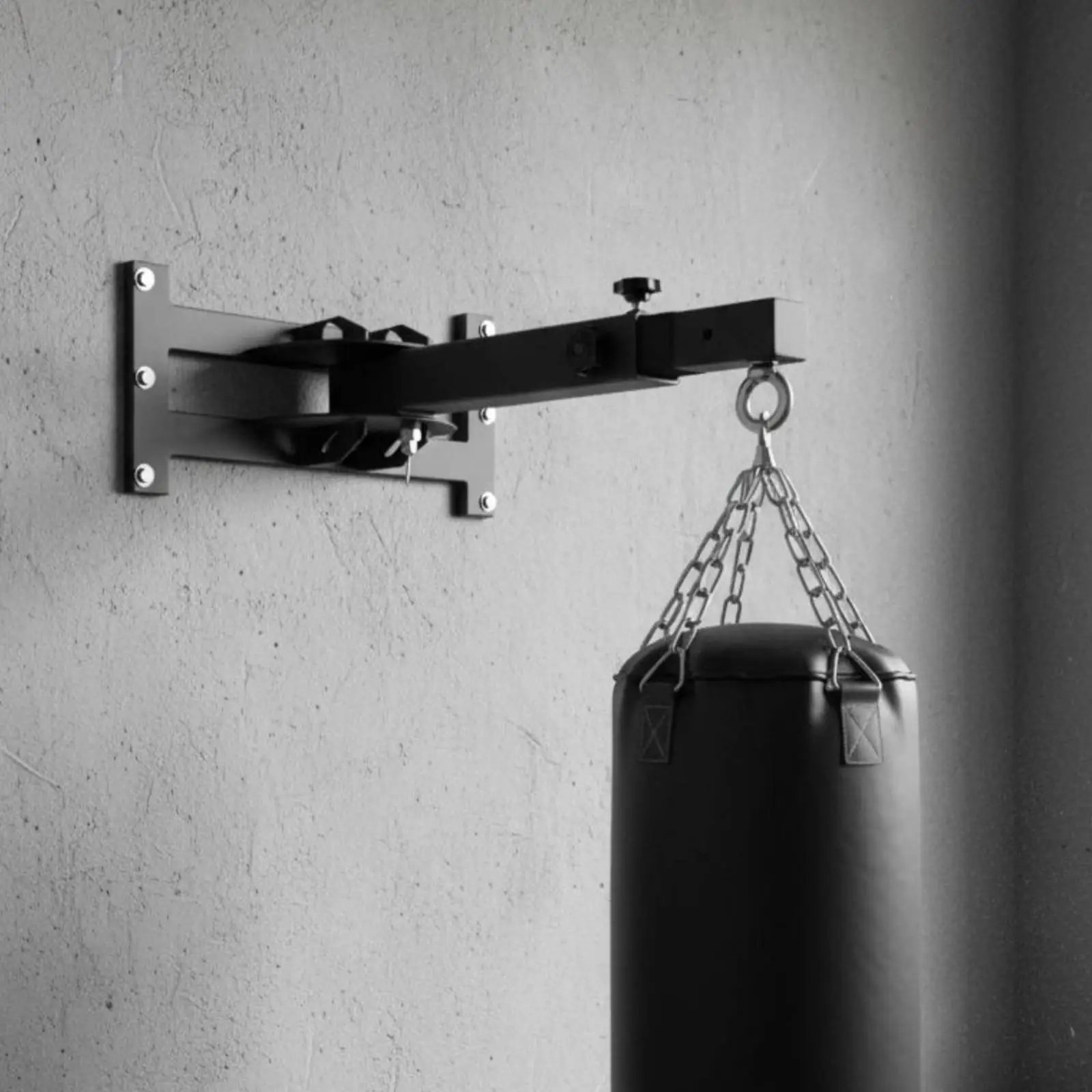 Wall-Mounted Heavy Bag Bracket Included Hardware Punching Bag Wall Mount 16-Inch Structural Support Spacing Training Sandbag