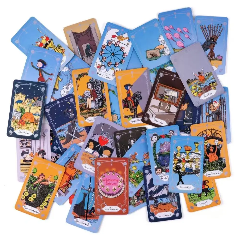 

The OTHER Tarot 78 Pcs Tarot Cards Based on Rider System 10.3*6cm The Key That Opens The Door To The Coraline World