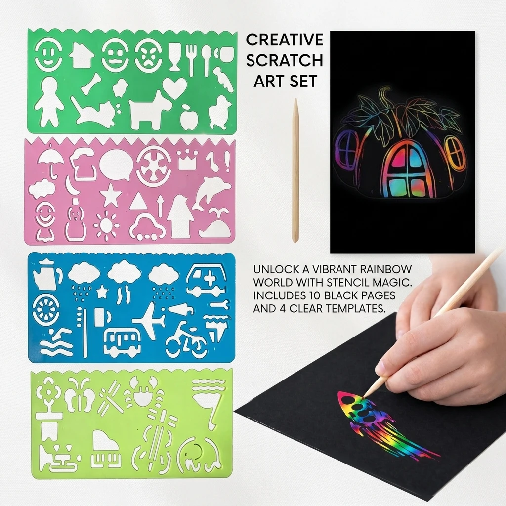 กระดาษขูดลายสำหรับเด็ก วัสดุงา - Art Craft Easy With Paper บทวิจารณ์และราคา