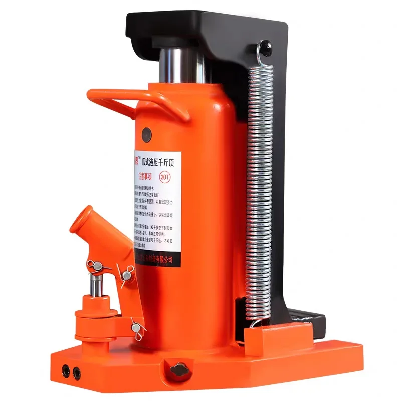 5-50Ton Manual Claw Jack Duckbill Vertical Span Top Plate Hydraulic Heavy Duty Low Level Hydraulic Starter Moving Tank Trucks