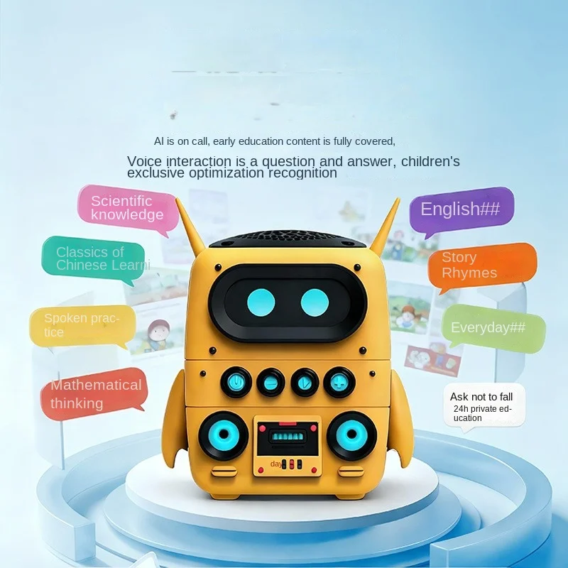 AI Big Model Student AI Intelligent Robot Children's Early Education Learning Machine Voice Dialogue Bilingual Enlightenment New view 3