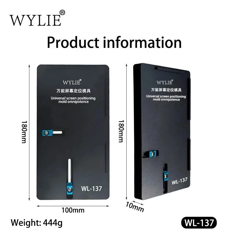 WYLIE WL-137 Universal Multi-Function Phone Screen Repair Alignment Mold for iPhone 12-17pm Positioning Mould and Laminate Pad