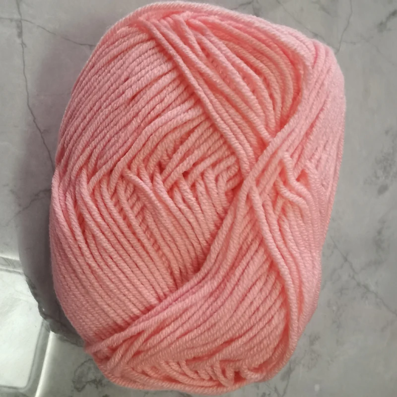 4-5 strands of milk cotton wool yarn DIY cotton crochet cotton yarn coarse wool yarn 4 strands of milk cotton wool yarn ball