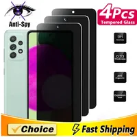 4Pcs 9D Anti Glare Privacy Tempered Glass For Coolpad Cool 20Pro 20S 20 Anti-Spy Screen Protector Phone Glass Film  Anti-Scratch