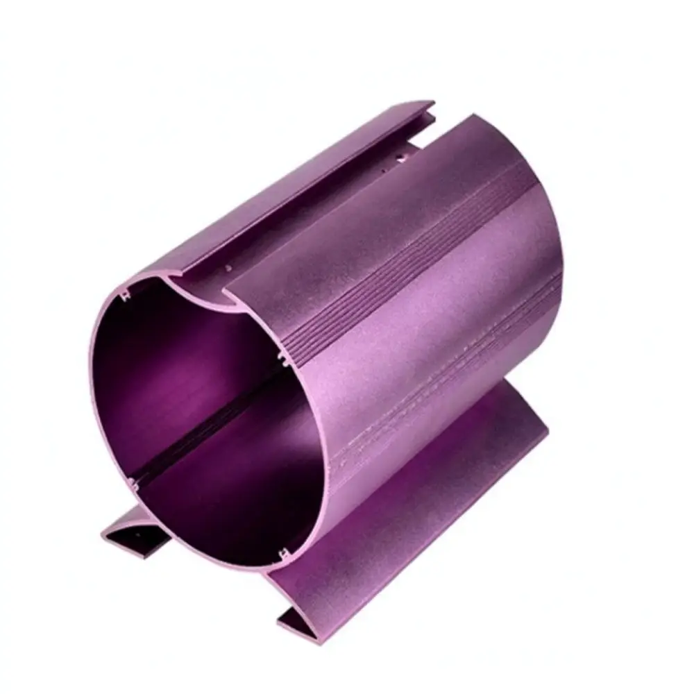 Anodized Aluminum Round Tube CNC Sandblasted Metal Pipe Industrial Structural Support DIY Mechanical Component Durable
