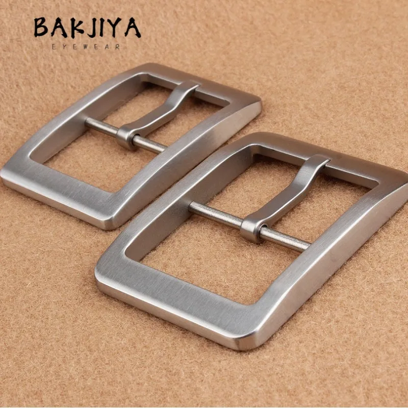 99.9% Pure Titanium Single Prong Pin Belt Buckle 35mm/40mm Wide Anti Rust and Allergic Men's Leather Canvas Waist Band Accessory