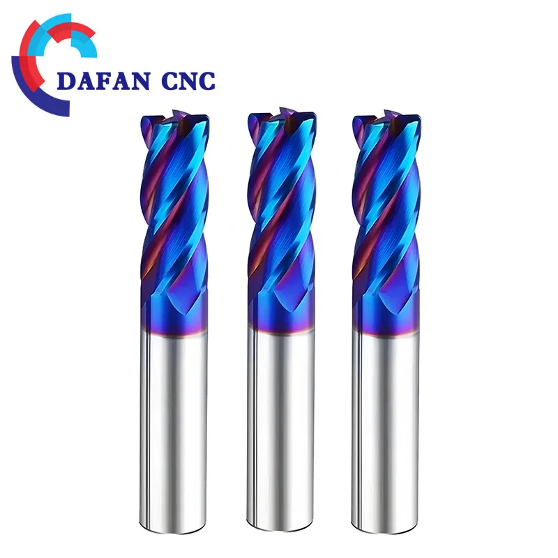 

Концевая фреза с 4 канавками, 3R0,5/4R1, 6-12 мм для самостоятельного изготовления дерева/стали, прецизионный инструмент