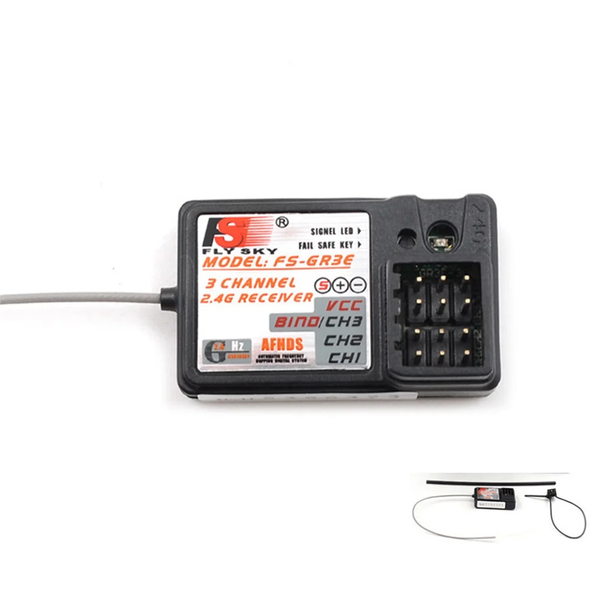 

Popular_Flysky FS-GT3B 2.4G 3CH RC Gun Transmitter System with Receiver