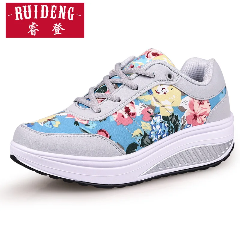 Women Shoes 2018 Fashion Sneakers Women Basket Femme Comfortable Wedges Sneakers chaussure femme Women Vulcanize Shoes