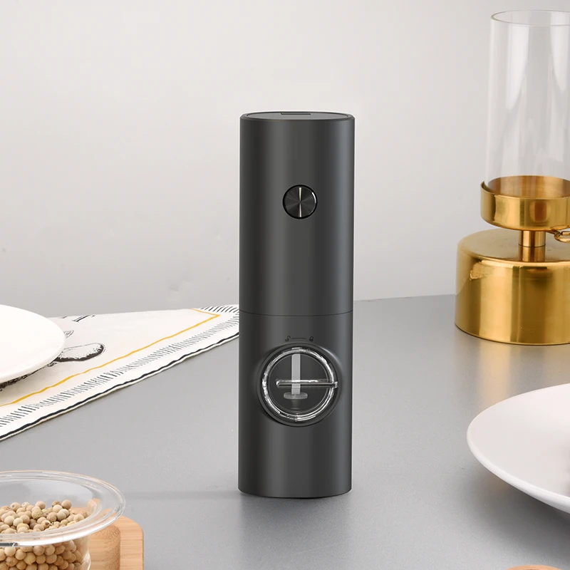 Electric Pepper Grinder Automatic Mill Pepper Salt Grinder Adjustable Coarseness Machine Pasta Ingredients Tools for Cooking