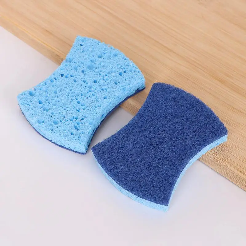 Dish Sponge 24 Pieces Double-Sided Non-Scratch Quick-Dry Kitchen Cleaning Sponge Scrub Pads For Non-Stick Cookware Pots Pans
