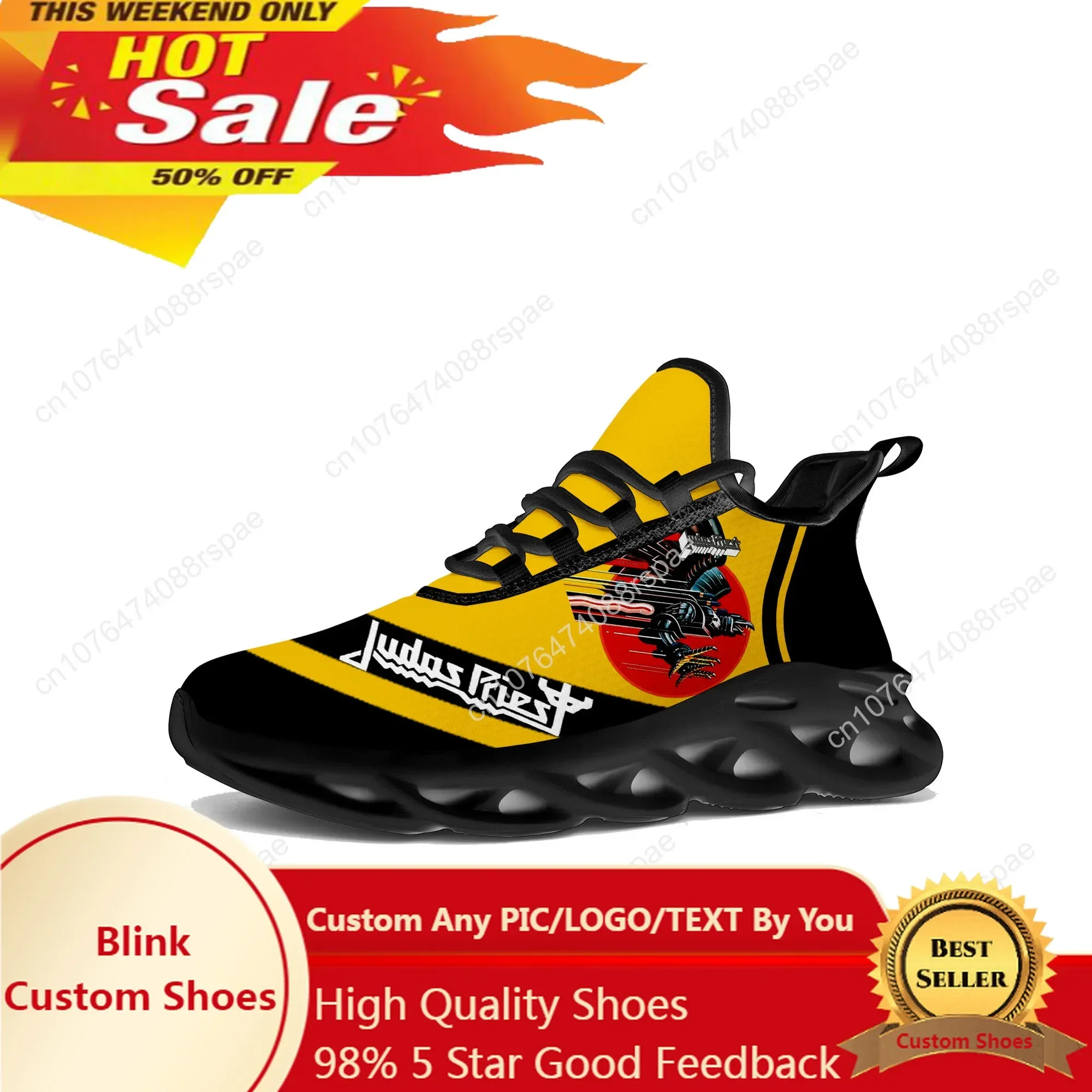 

Judas Priest Heavy Metal Rock Band Flats Sneakers Mens Womens Sports Running Shoe Sneaker Lace Up Mesh Footwear Tailor-made Shoe