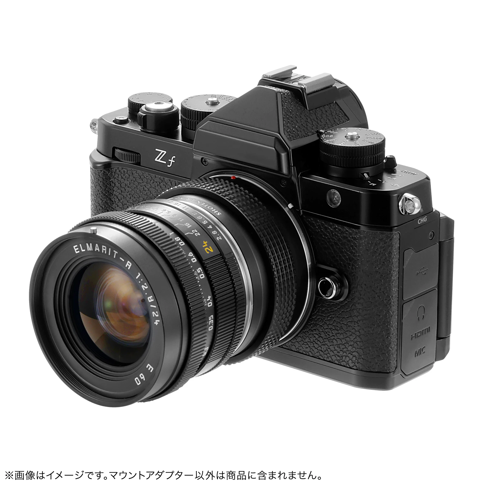라이카 R 마운트 렌즈를 니콘 Z 마운트 카메라 Z8 Z9 Z72 Z63 Z5 Z6 Z7에 사용할 수 있는 쇼텐 LR-NZ E 전자 어댑터 (포커스 AF 확인 …