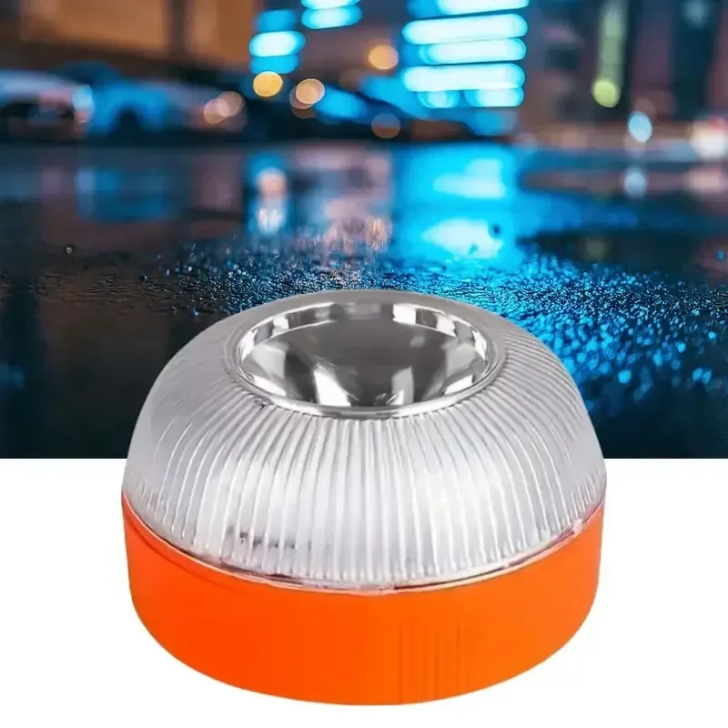 High Power LED Strobe Emergency Warning Light, Magnetic Base Car Safety Flash Beacon for Roadside Accident & Truck Hazard