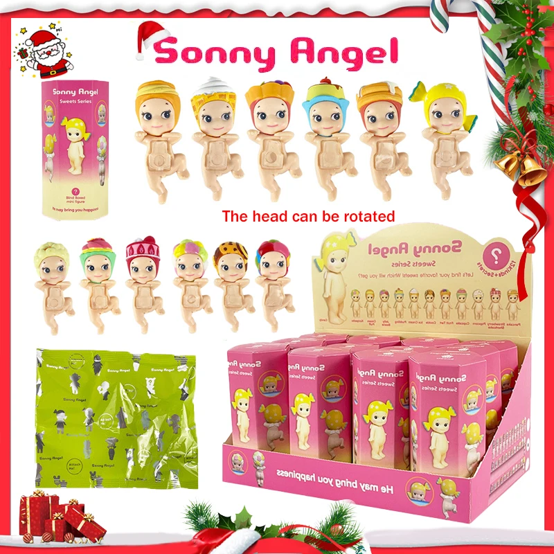 Sonny Angel Candy Leg Lift Toy Angel Cute Mystery Surprise Toy Anime Model Doll Fan Kids Christmas Gifts