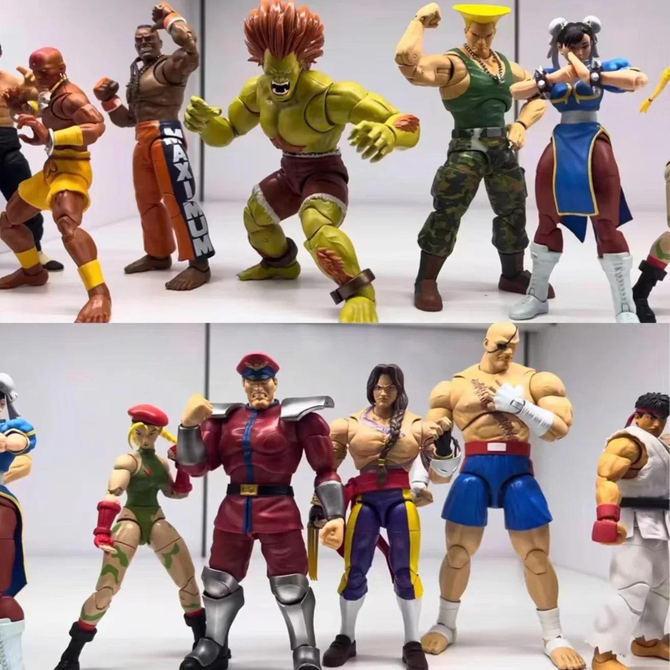 Jada Toys Ultra Street Fighter II M.Bison Dhalsim Violent Ken RYU Guile 6 بوصة لعبة قابلة للجمع هدية متوفرة في المخزون