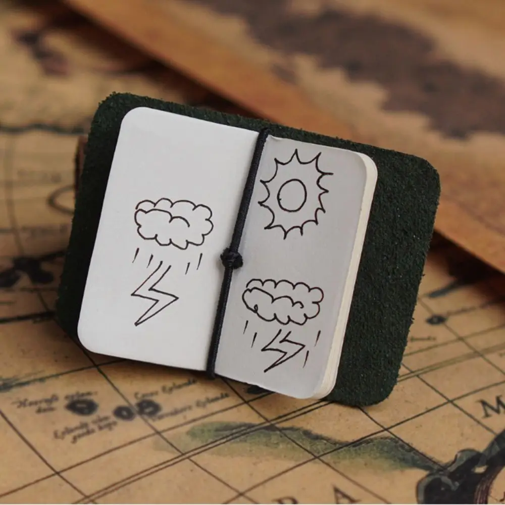 Notebook Core 32 Sheets Mini Notebook Handbook Portable Ultra-small Pocketbook Loose-leaf Tiny Notepad Daily Planner