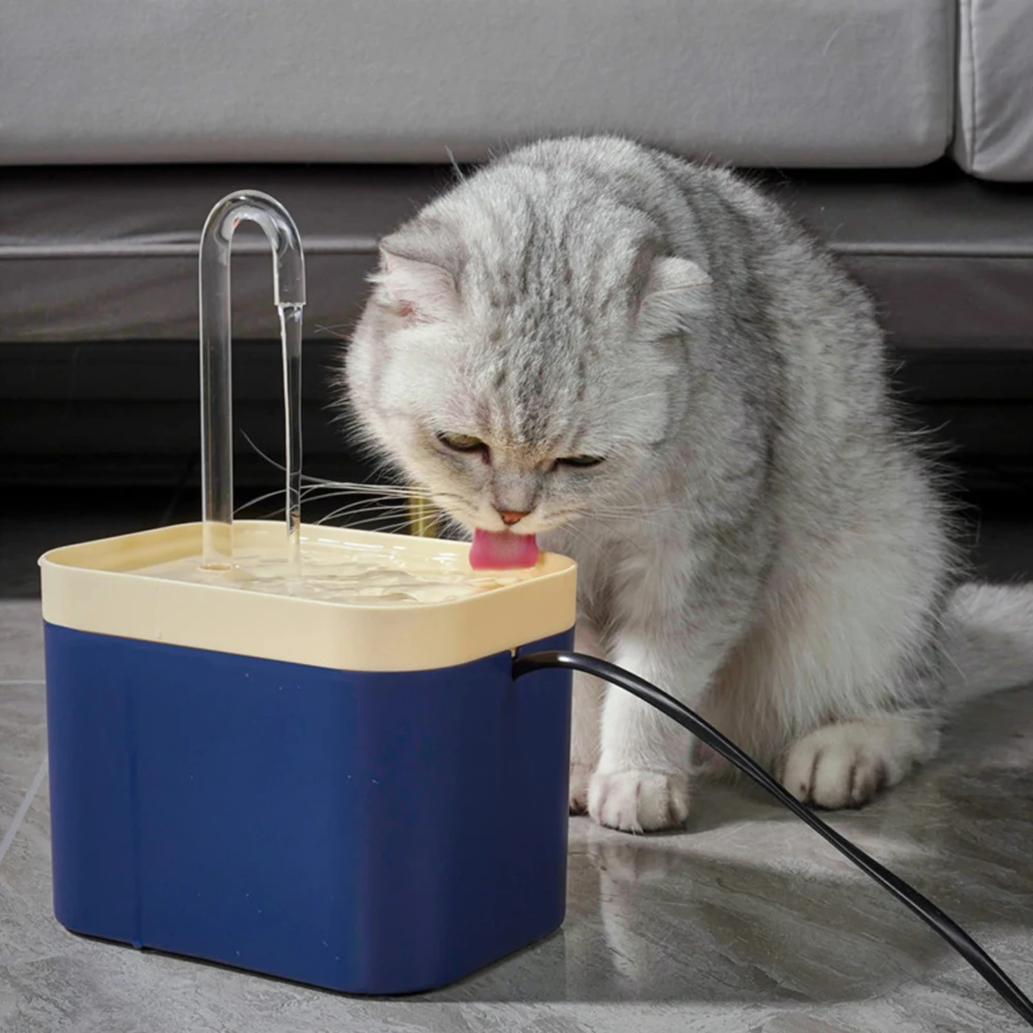 Cat Water Fountain Cat Drinker Bowl 1.5L Auto Filter USB  Mute Recirculate Filtring Drinker for Cats Pet Water Dispenser